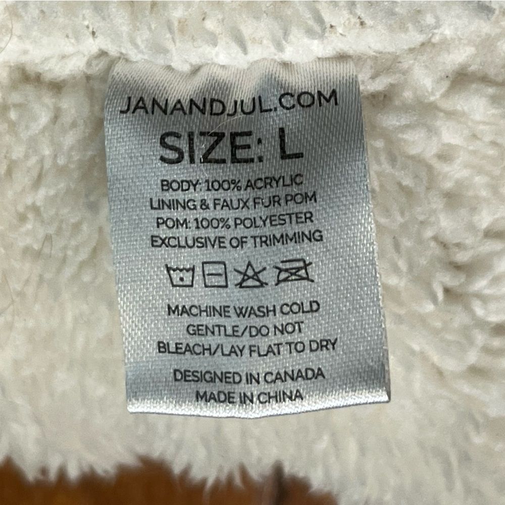 Jan & Jul Cable Knit Beanie Hat Mustard Yellow Kids L Chunky Knit Cozy Unisex - Picture 4 of 4